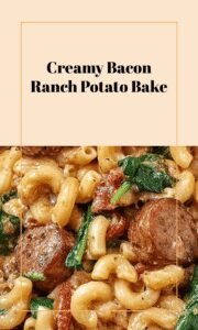 Chicken Bacon Ranch Potato Bake