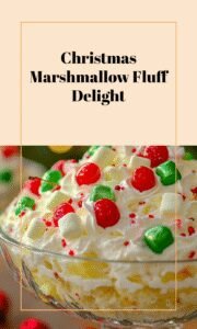 Christmas Marshmallow Fluff Salad