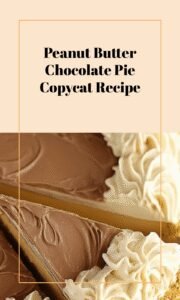 Costco Copycat Peanut Butter Chocolate Pie Recipe