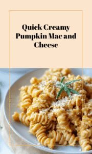 Creamy Pumpkin Mac and Cheese in 20 Minutes
