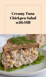Creamy Yogurt Tuna Salad with Chickpeas and Dill
