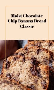 Easy Moist Chocolate Chip Banana Bread Staple