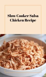 Easy Slow Cooker Salsa Chicken