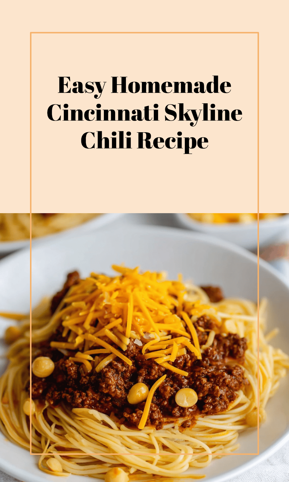 Homemade Cincinnati Skyline Chili: Easy Ohio Classic Recipe