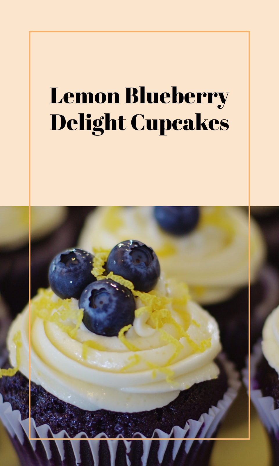 Lemon Blueberry Cupcakes