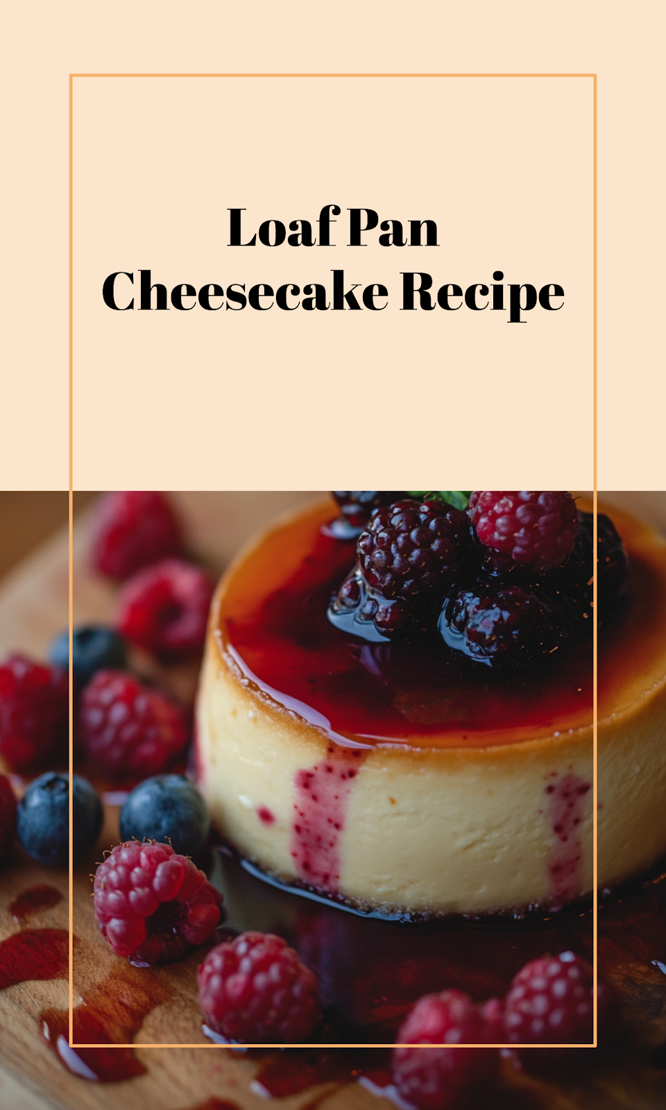 Loaf Pan Cheesecake Recipe