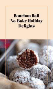 No-Bake Bourbon Ball Holiday Treats