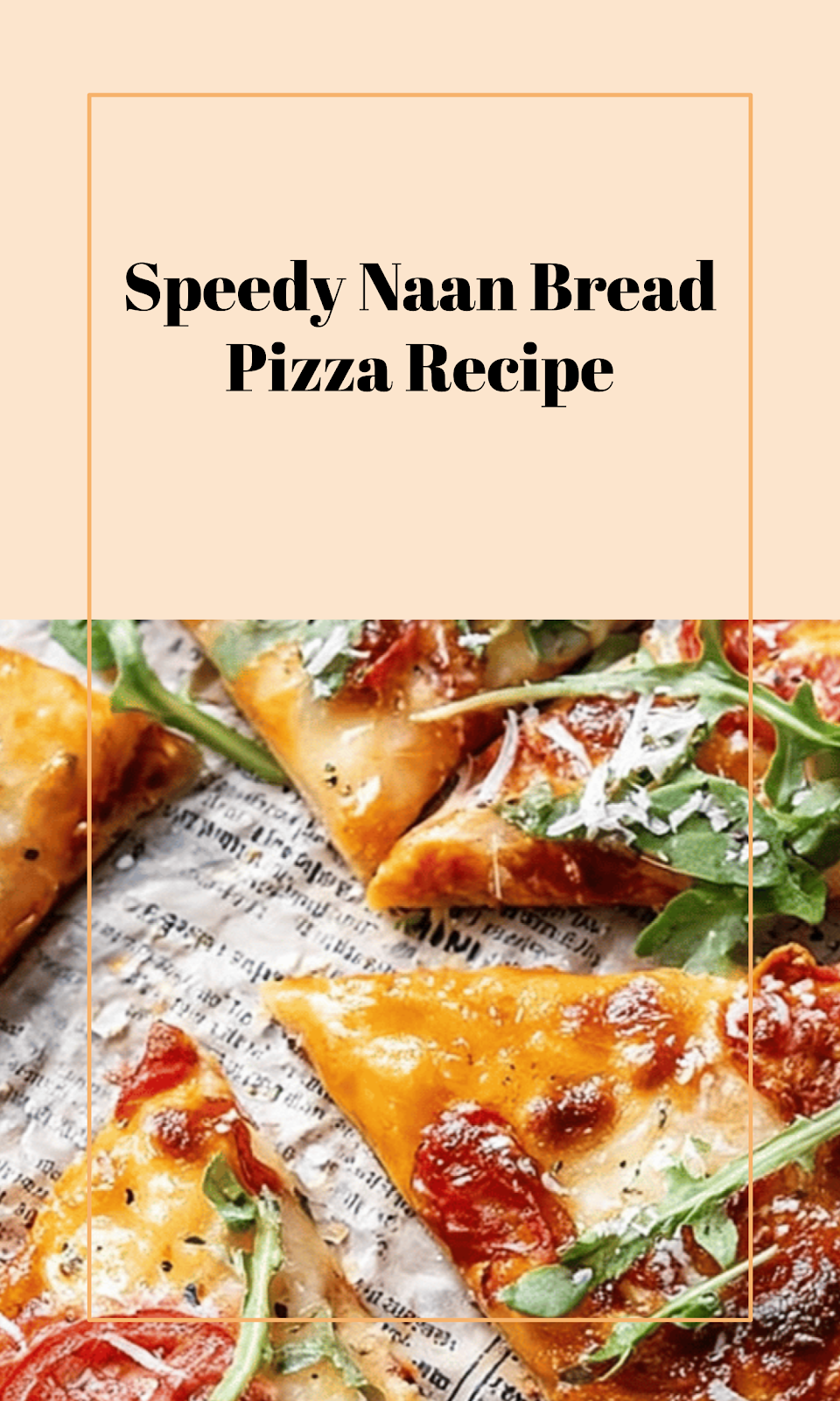 Quick Naan Flatbread Pizza Recipe