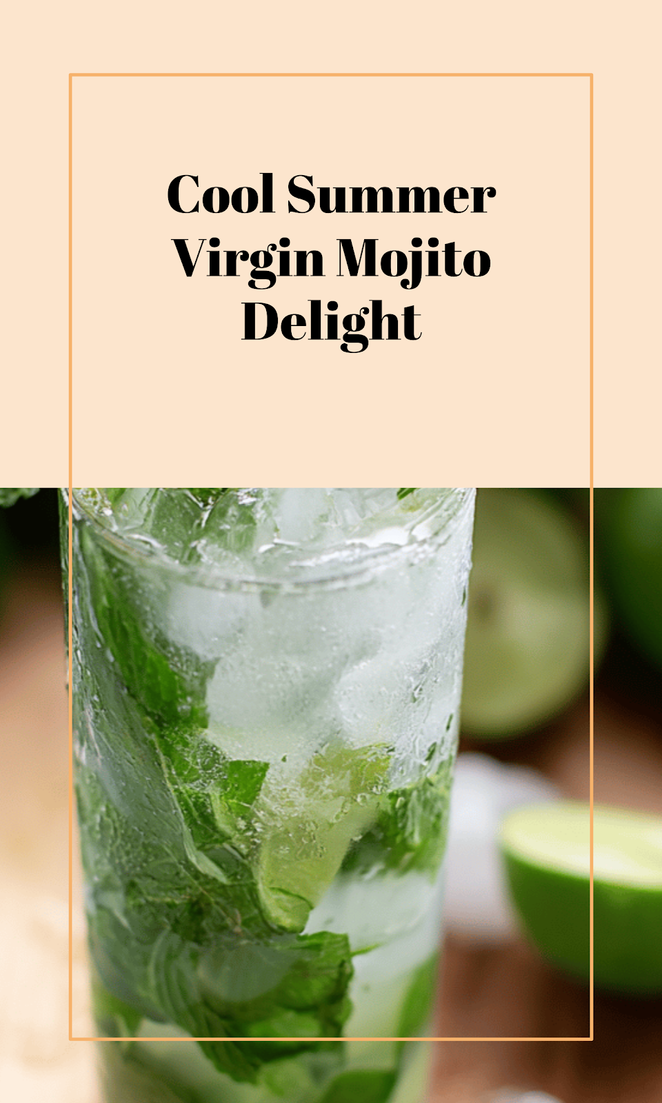 Refreshing Virgin Mojito for Summer