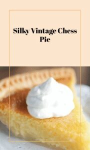 Silky Vintage Vinegar Chess Pie
