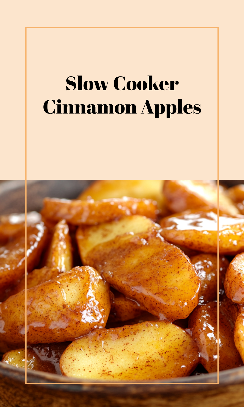 Slow Cooker Fried Apples