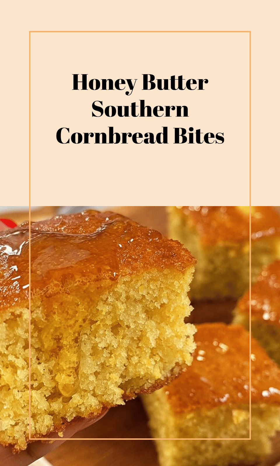 Southern-Style Honey Butter Cornbread Poppers 🌽✨