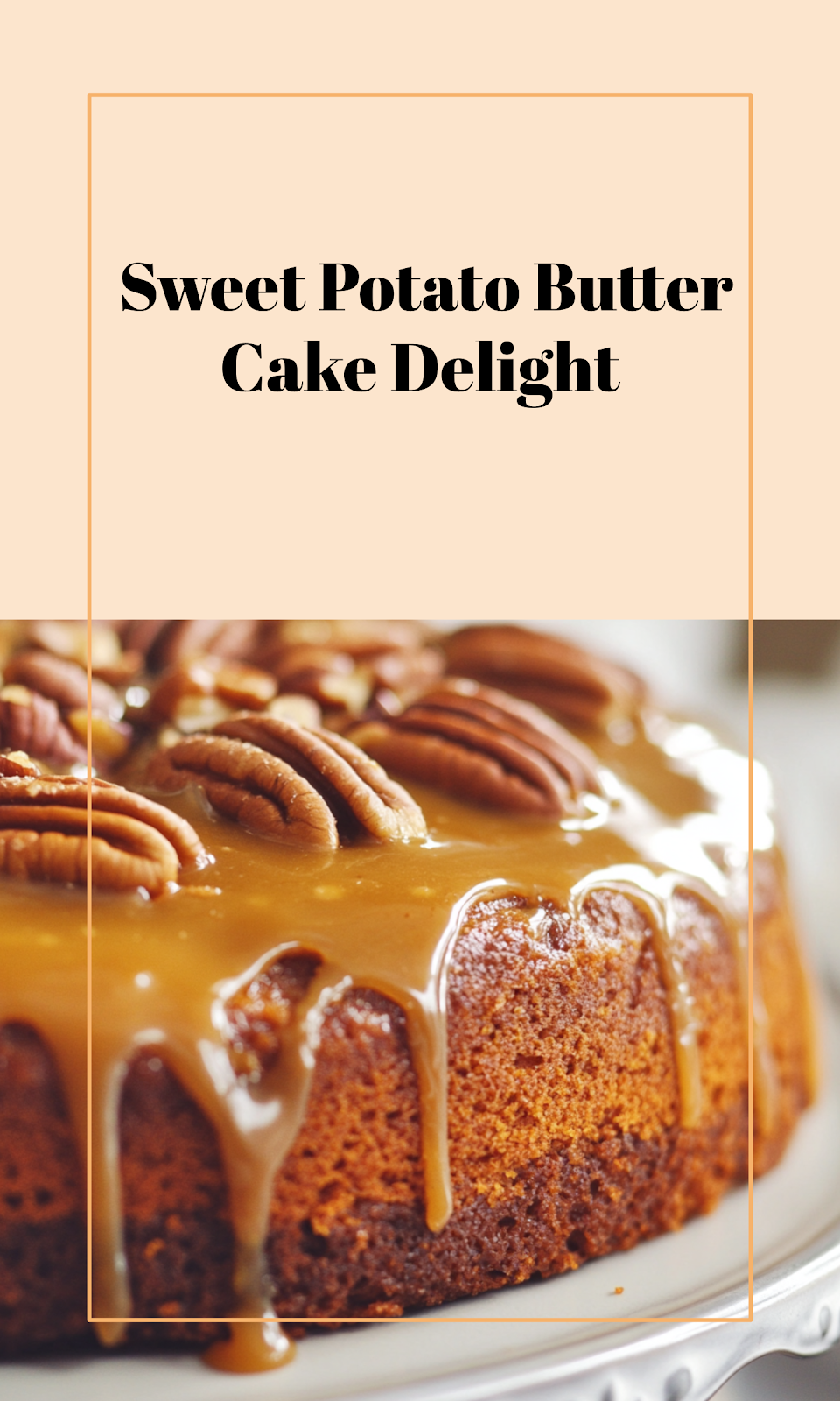 Southern Sweet Potato Butter Cake