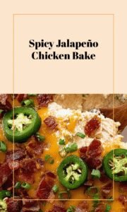 Spicy Jalapeño Popper Chicken Bake