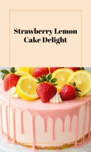 Strawberry Lemonade Cake