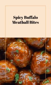 Sweet Heat Buffalo Meatballs