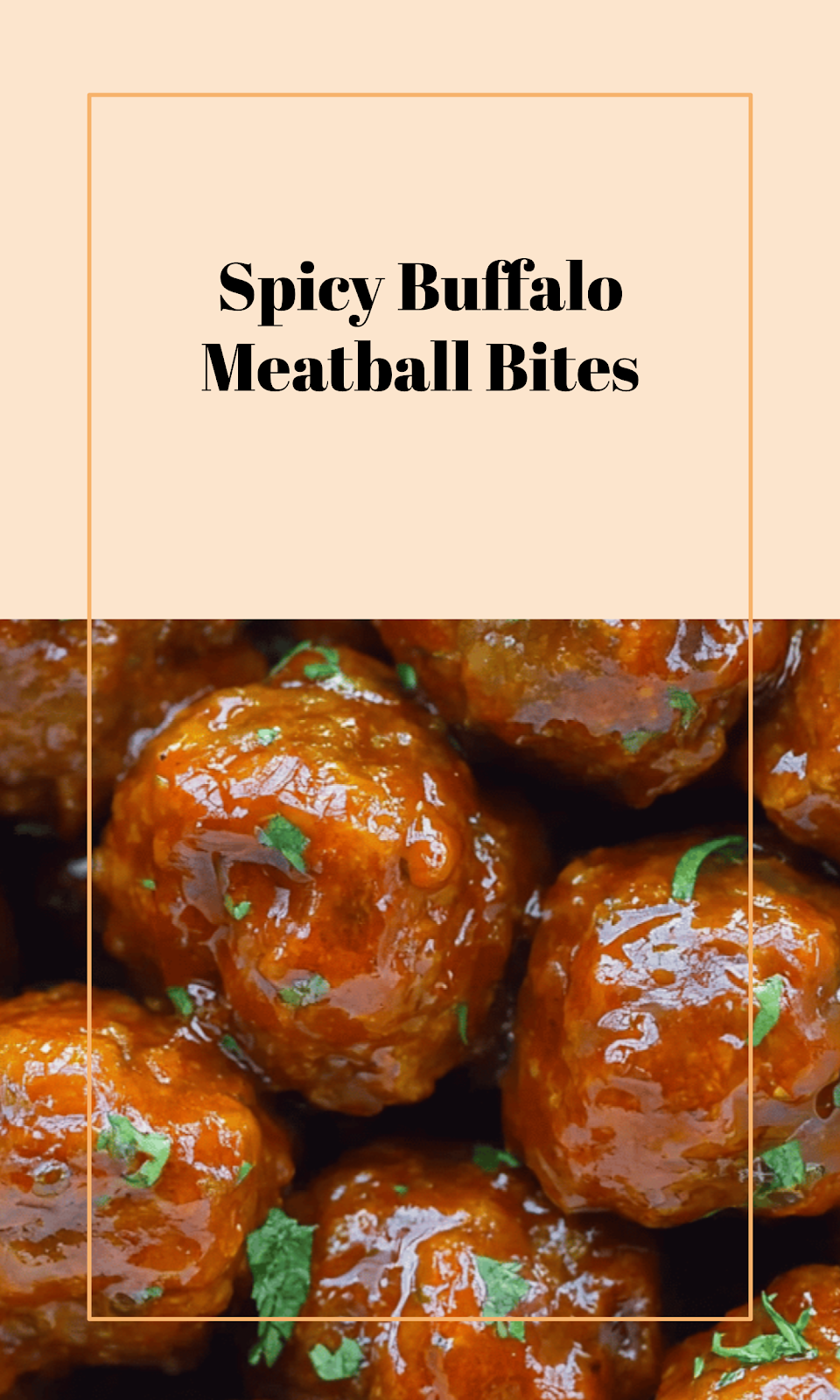 Sweet Heat Buffalo Meatballs