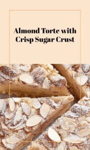 Almond Torte with Sugary Crunch Topping