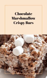 Chocolate Cocoa Krispie Marshmallow Bars
