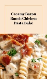 Creamy Bacon Ranch Chicken Pasta
