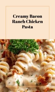 Creamy Chicken Bacon Ranch Pasta Delight