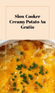 Creamy Slow Cooker Potato Gratin
