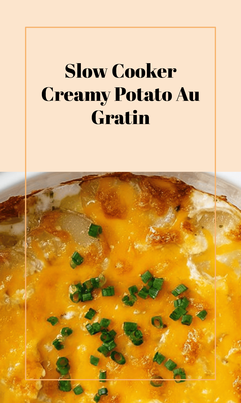 Creamy Slow Cooker Potato Gratin