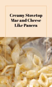 Creamy Stovetop Panera-Style Mac and Cheese