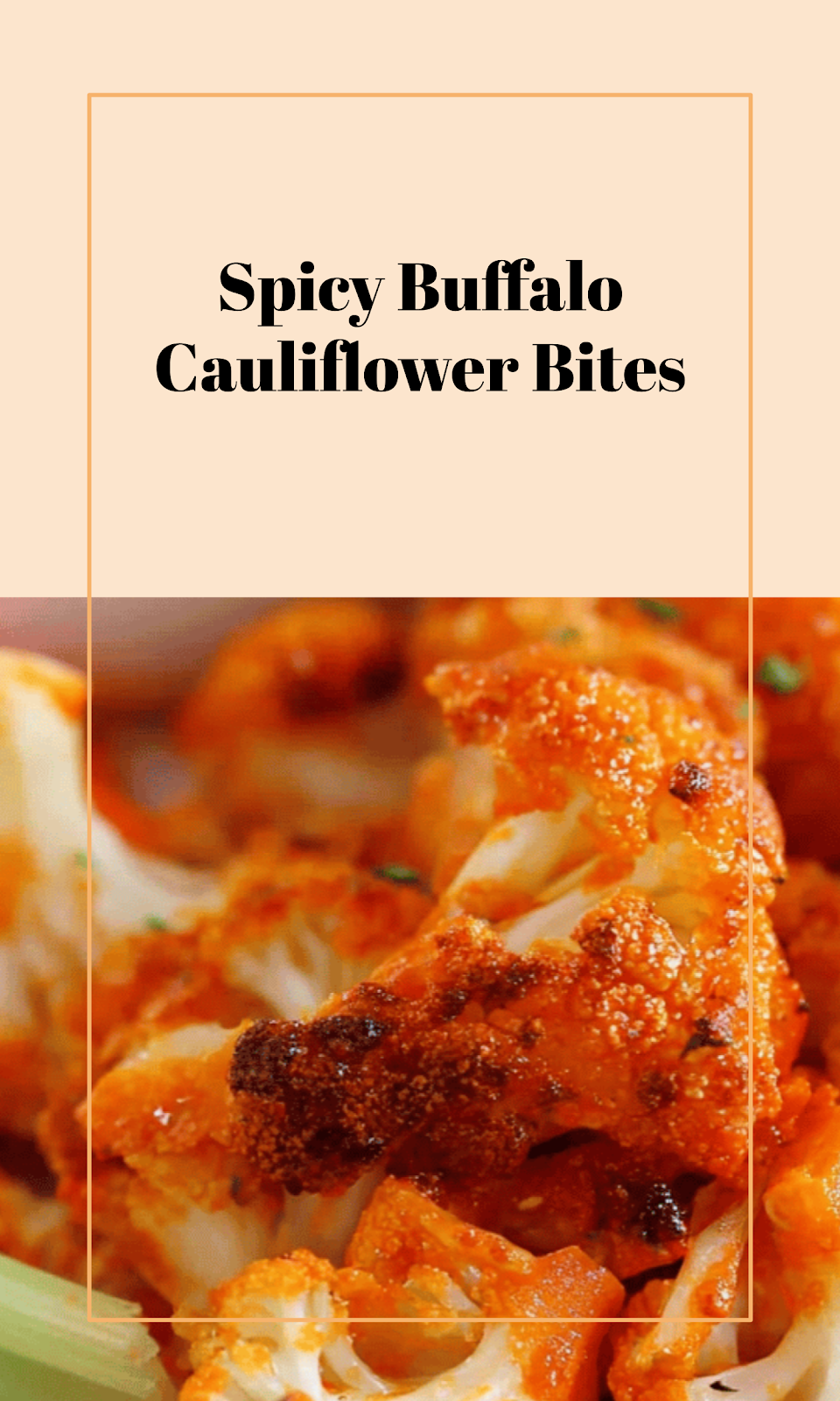 Crispy Baked Buffalo Cauliflower Bites