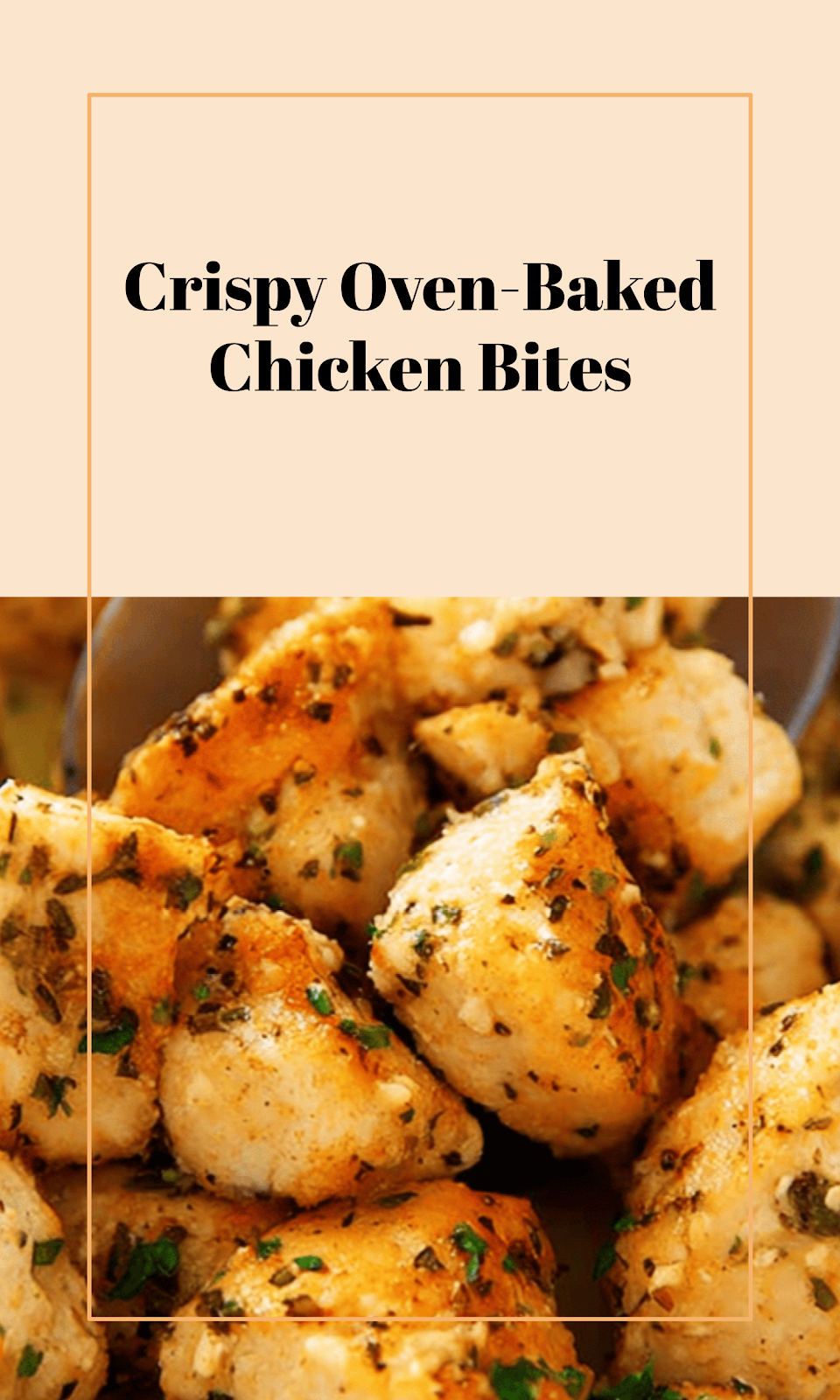 Crispy Baked Chicken Bites