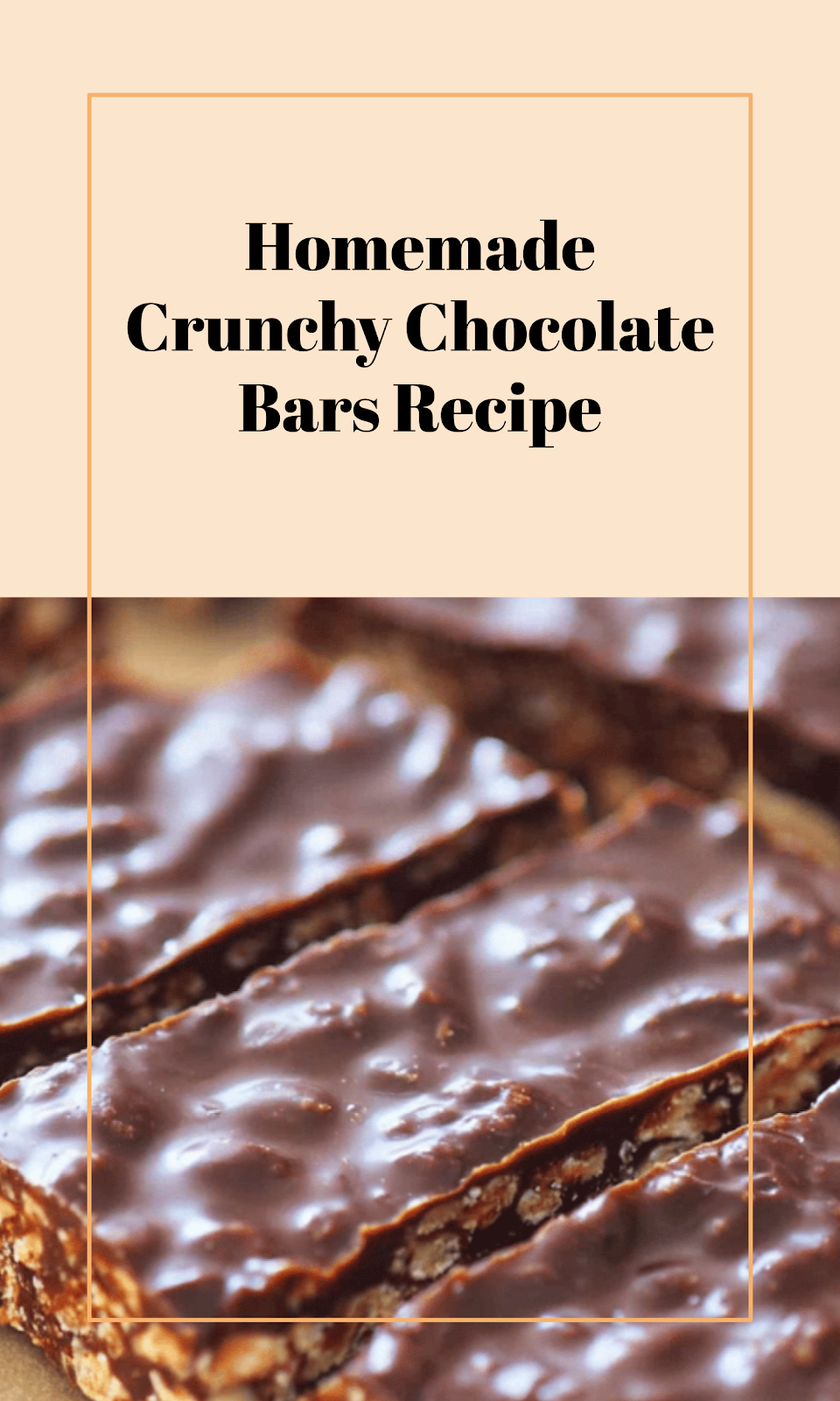 Easy Homemade Crunch Bars Recipe
