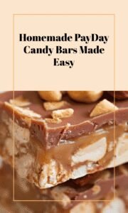 Easy Homemade PayDay Candy Bars