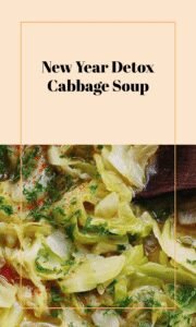 Fresh Cabbage Detox Soup for New Year