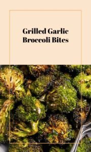 Garlicky Grilled Broccoli Bites