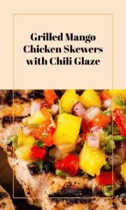 Grilled Mango Chicken Skewers