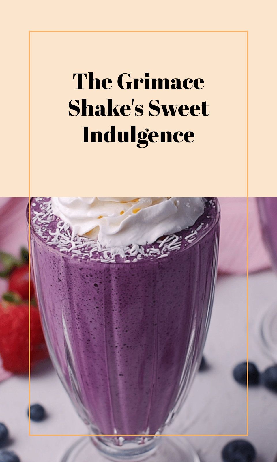 Grimace Shake Delight
