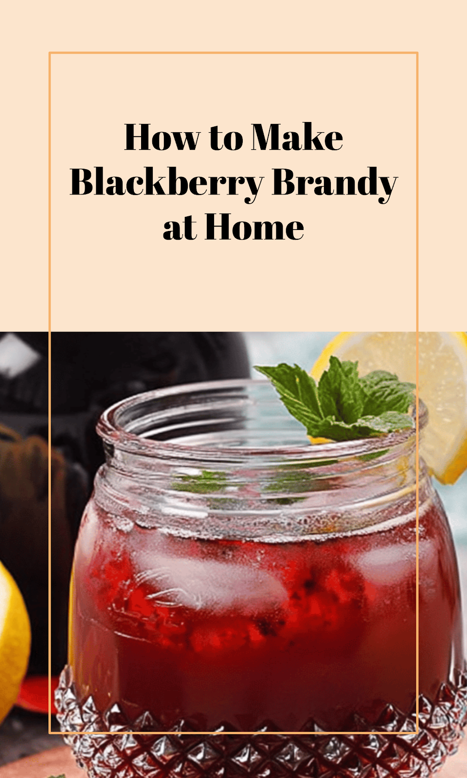 Homemade Blackberry Brandy Recipe