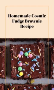Homemade Fudgy Cosmic Brownie Copycat Recipe