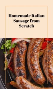Homemade Italian Sausage Recipe