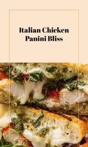Italian Chicken Panini Delight