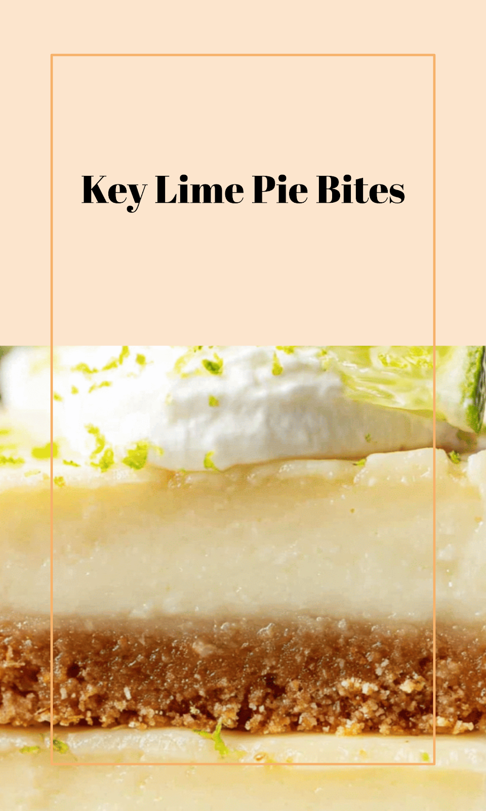 Key Lime Pie Bar Bites