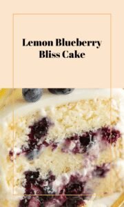 Lemon Blueberry Delight Cake