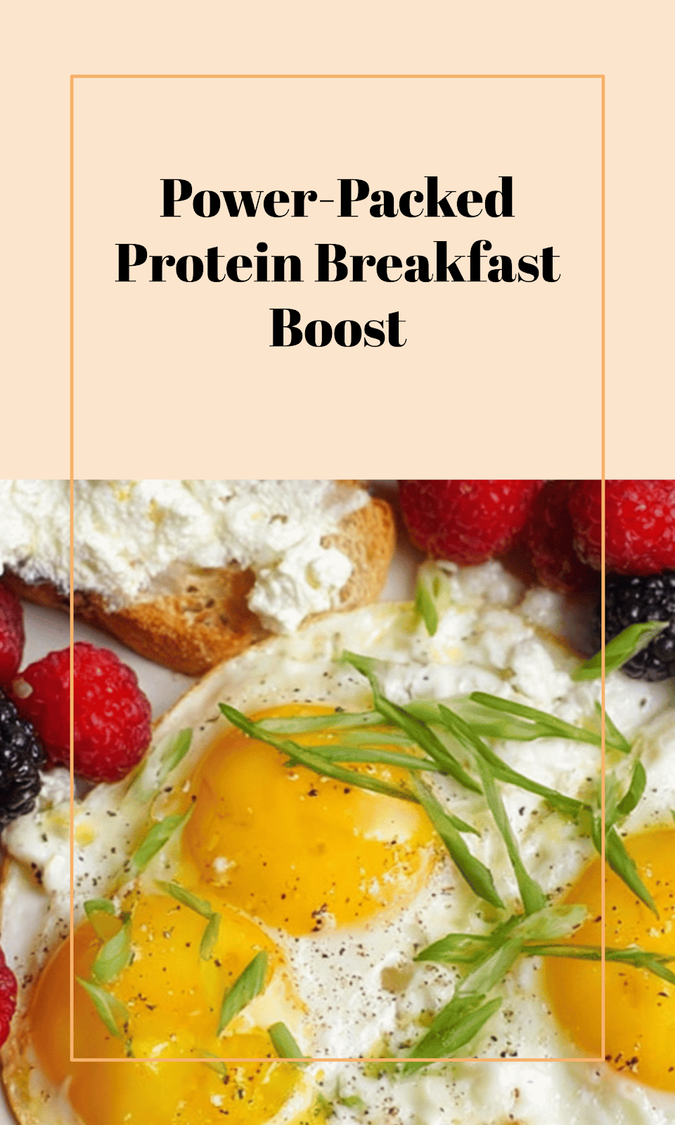 Nutritious High-Protein Breakfast Delight