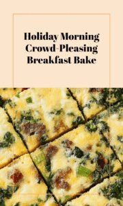 Overnight Holiday Breakfast Casserole for a Crowd
