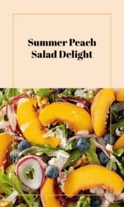 Peach Summer Salad Delight