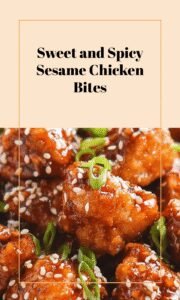 Quick Sweet-Spicy Sesame Chicken Bites