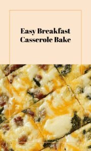 Simple Breakfast Casserole Bake