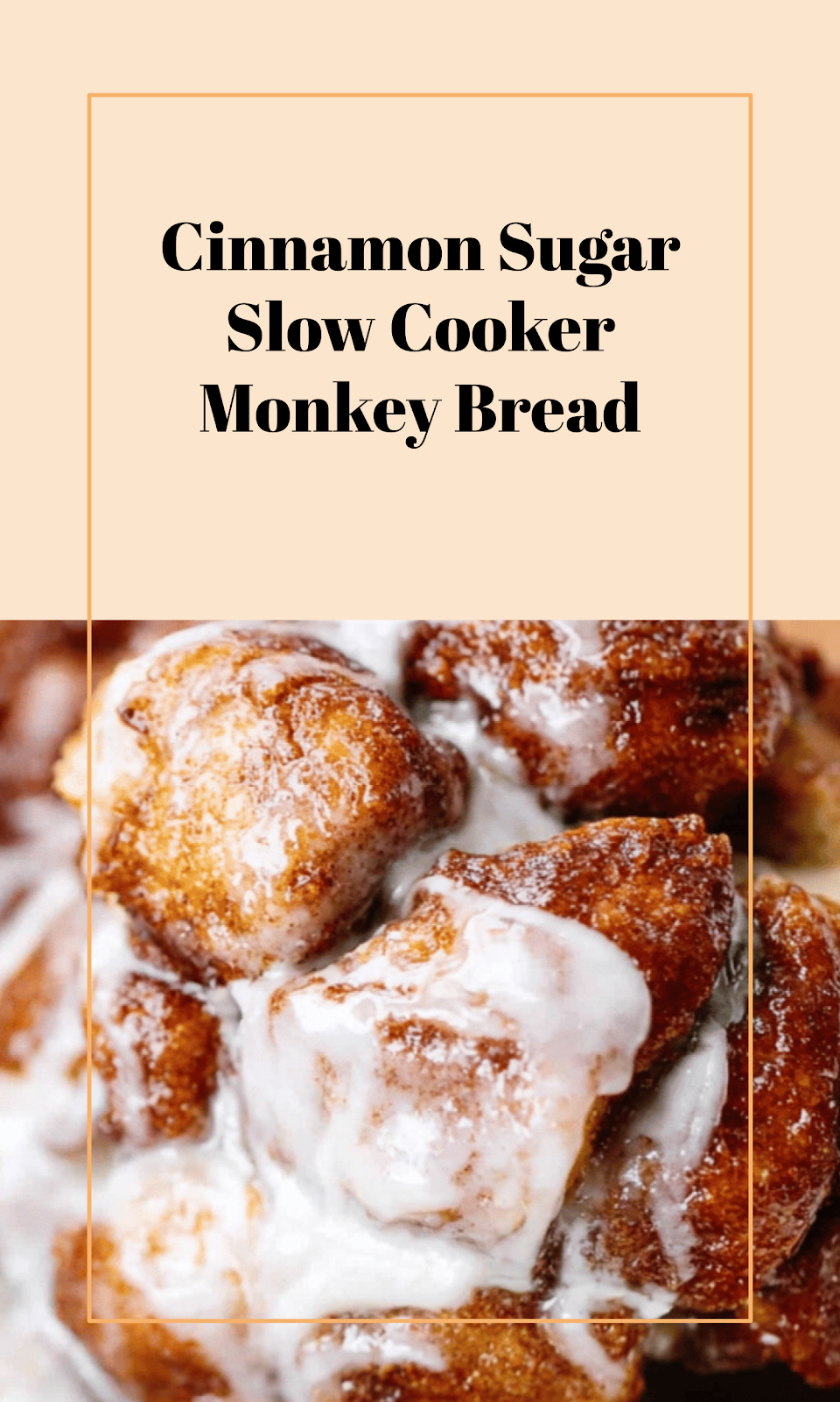 Slow Cooker Cinnamon Sugar Monkey Bread