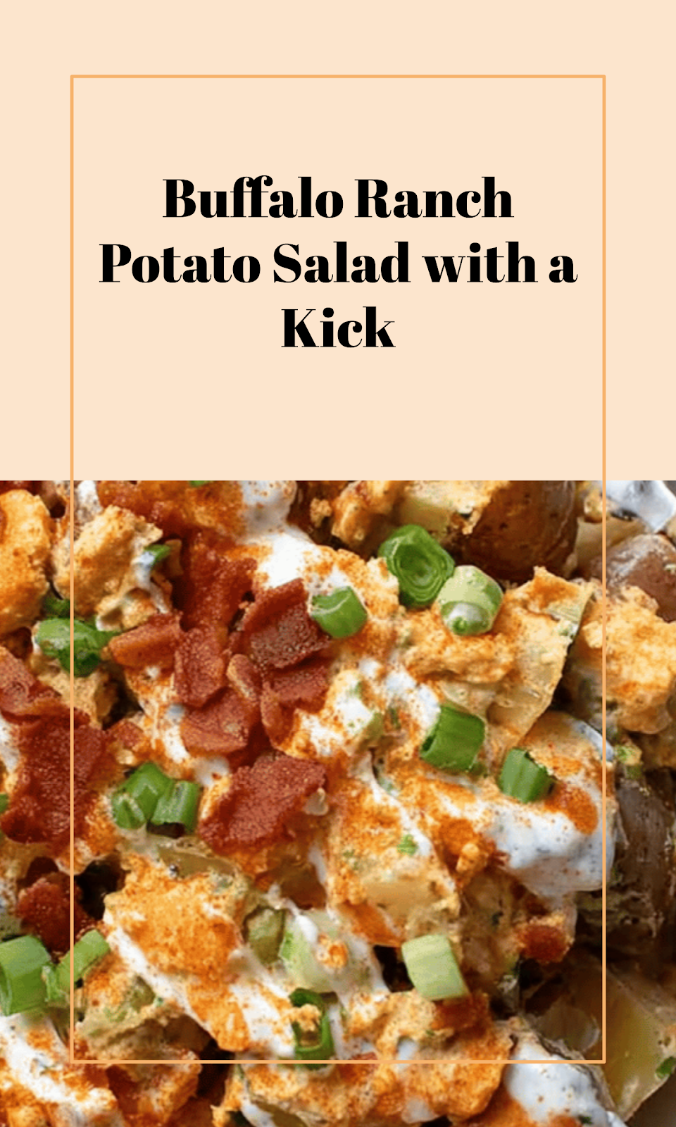 Spicy Buffalo Ranch Potato Salad