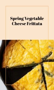 Spring Veggie & Cheese Frittata